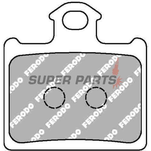 Накладки -FERODO- FDB2257SG, Husqvarna CR / TC 65 / 85 2011-2023, KTM Freeride 250 / 350, SX 85 2012-2020