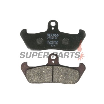 Накладки -FERODO- FDB499P, Alfer, Aprilia AF1/Tuareg, Cagiva Freccia/WMX, Gilera RC, Husaberg, Husqvarna CR/TE/WR, Kram IT ER, Laverda CR, Moto Morini 125-600 (1987-2000)