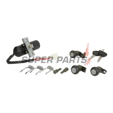 Ключалки комплект -RMS- RMS 24 605 0380, Honda FES 125/150 1998-2002, Honda FES 250 1998-2005, Honda NES 125/150 2000-2006