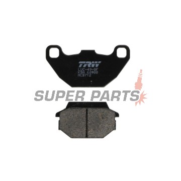 Накладки -TRW- MCB712, Kawasaki KFX 50/90 (2007-2017), Kymco Agility 125-200 (2008-2019), Like 50-200 (2009), MX/MXU 50-150 (2004-2010), People 50-500 (2000-2016), Vitality 50 (2004-2005)