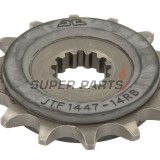 Преден пиньон -JT- JTF1447,14RB, 14 зъба, с гумен демпфер, Suzuki GW 250 2012-2017