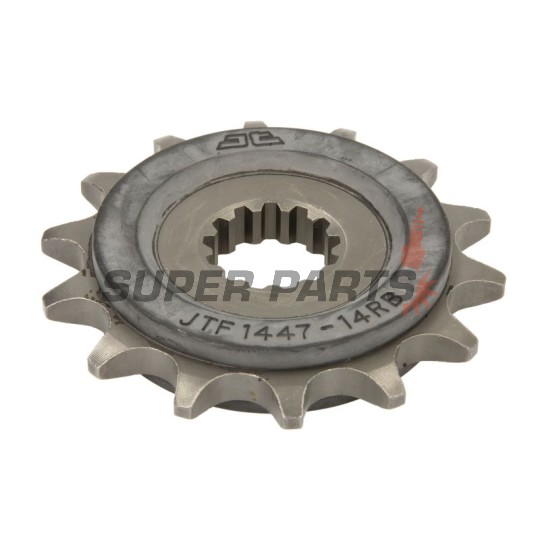 Преден пиньон -JT- JTF1447,14RB, 14 зъба, с гумен демпфер, Suzuki GW 250 2012-2017