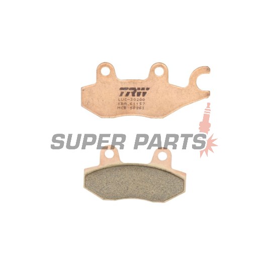 Накладки -TRW- MCB582SI, ATK 250/260/406, CAN-AM Commander/Maverick 800/1000, Kawasaki Brute Force/KLX/KVF/Teryx, Suzuki DR/RM/LT-R, Yamaha TT/WR/XTZ/YFM/YFZ/YXR/YZ (1989-2020)