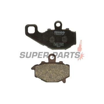 Накладки -FERODO- FDB2012P, Kawasaki ER-6 / GPZ / Z / Zephyr / Ninja ZX-6R / ZX-9R / ZX-10R / ZZR 550-1100 1993-2008