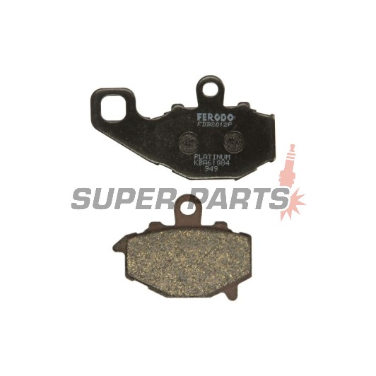 Накладки -FERODO- FDB2012P, Kawasaki ER-6 / GPZ / Z / Zephyr / Ninja ZX-6R / ZX-9R / ZX-10R / ZZR 550-1100 1993-2008