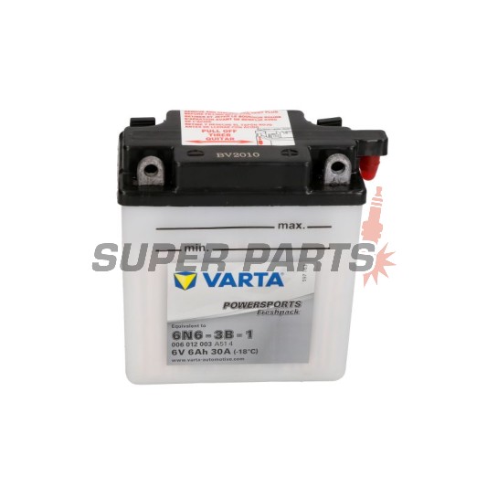 Акумулатор -VARTA- 6N6-3B-1, 6Ah 6.0V