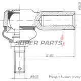 Външен кормилен накрайник -4 RIDE- Honda TRX 250-700 1986-2014, Kawasaki KVF 650/750 2005-2017