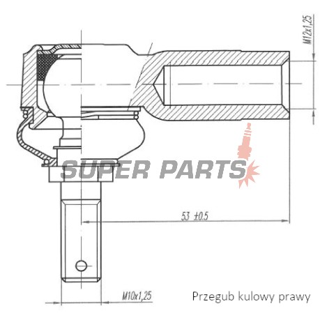 Външен кормилен накрайник -4 RIDE- Honda TRX 250-700 1986-2014, Kawasaki KVF 650/750 2005-2017