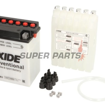 Акумулатор -EXIDE- YB14L-B2, 14Ah 12V