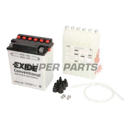 Акумулатор -EXIDE- YB14L-B2, 14Ah 12V
