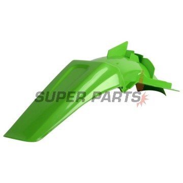 Заден калник/опашка -POLISPORT- зелен, KAWASAKI KX 125/250 1999-2002