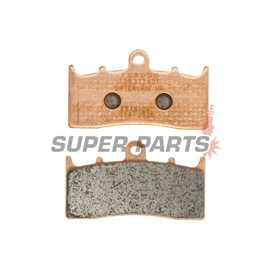 Накладки -FERODO- FDB2124ST, BMW K1200/K1300 LT-R-GT, R850R, R1100S, R1150R/Rockster, R1200GS/RT/S/C/CL (2001-2016)