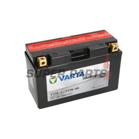 Акумулатор -VARTA- YT7B-BS, 7Ah 12V