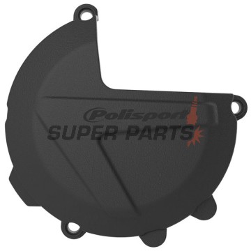 Предпазител за капак на съединителя -POLISPORT- черен, HUSQVARNA TC, TE, TX; KTM EXC, SX, XC, XC-W 250/300 2017-2024