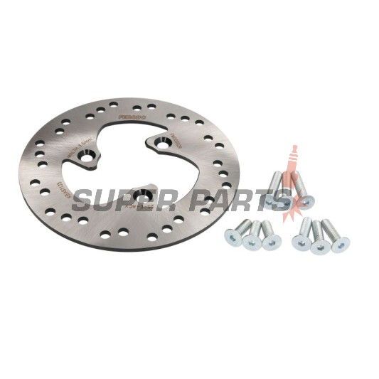 Спирачен диск -FERODO- FMD0002R, 190mm, Aprilia SR / Scarabeo / Leonardo, Beta Ark, Gilera NRG / Stalker, MBK Ovetto, Piaggio NRG / Typhoon 50-150 1994-2010