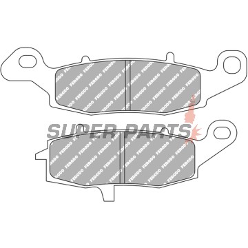 Накладки -FERODO- FDB2049EF, Suzuki V-Strom / GS 500 / Bandit / SV 650 / Intruder / Marauder 500-800 1996-2012
