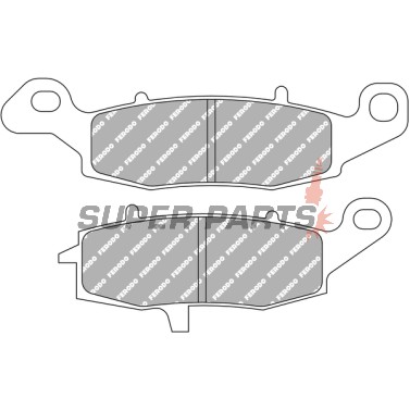 Накладки -FERODO- FDB2049EF, Suzuki V-Strom / GS 500 / Bandit / SV 650 / Intruder / Marauder 500-800 1996-2012