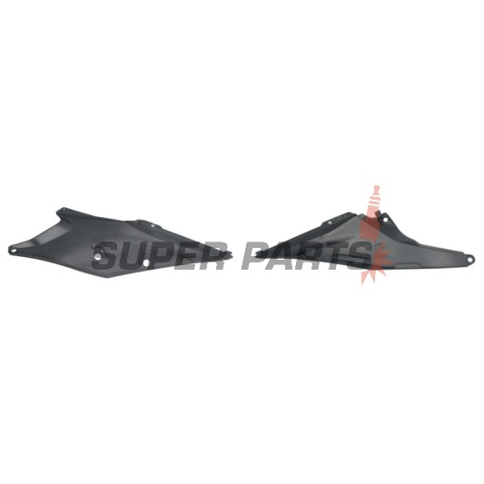 Задни странични пластмаси -POLISPORT- сиви, KTM EXC 150-300 2020-2023