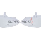 Задни странични пластмаси -POLISPORT- бели, HONDA CRF 50 2004-2023