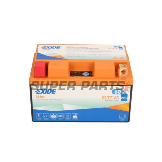 Акумулатор -EXIDE- ELTZ14S, 60Wh (5Ah), 12V, Lithium-ion