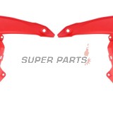Предни странични пластмаси -POLISPORT- червени, HONDA CRF 110 2013-2018