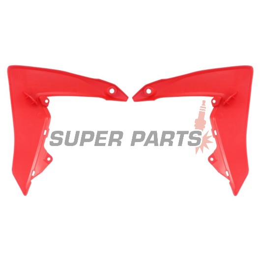 Предни странични пластмаси -POLISPORT- червени, HONDA CRF 110 2013-2018