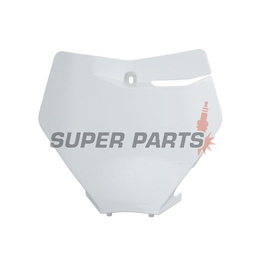 Мотокрос маска/табелка за номер -POLISPORT- бяла, KTM SX, SX-F, XC 125-450 2019-2022