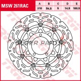 Спирачен диск -TRW- MSW261RAC, 310mm, Triumph Daytona 600/650/675/675R (2002-2012) / Speed Four 600 (2002-2005) / Street Triple 675/675R (2007-2012) / TT 600 (2000-2003)