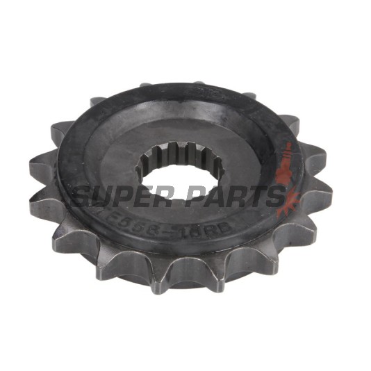 Преден пиньон -JT- JTF558,16RB, 16 зъба, с гумен демпфер, Derbi GPR 125 2004-2008, Gilera SC 125 2006-2008, Kawasaki Ninja 125 2018-2024, 2026, Z 125 2019-2024, 2026, Yamaha DT 125 1990-2006, DT 200 1988, TDR 125 1989-2001, TZR 125 1993-1999