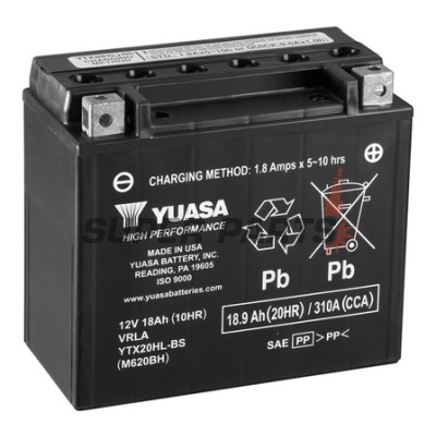 Акумулатор -YUASA- YTX20HL-BS, 19Ah 12V