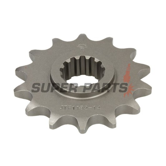 Преден пиньон -JT- JTF1182,14, 14 зъба, Triumph Daytona 600 2003-2004, Daytona 650 2002-2003, 2005, Speed Four 600 2003-2005, TT 600 2000-2004