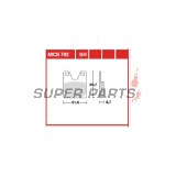 Накладки -TRW- MCB702, Yamaha YZF750R7, YZF-R1 1000 (1998-2001)