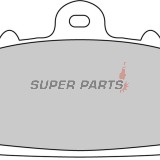 Накладки -FERODO- FDB574ST, Kawasaki GPZ / Versys / Vulcan / Zephyr / Ninja / ZXR / ZZR, Suzuki Bandit / GSR / GSX-F / GSX-R / RGV / SV / Intruder 250-2000 1990-2015