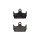 Накладки -FERODO- FDB2101AG, Honda X8R/SZX/XL 50 1977-2002; Kymco Heroism 150 1995-2000; SYM Jet Sport-X 50 2006-2010