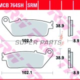 Накладки -TRW- MCB764SRM, синтеровани, Cagiva 900 Cat 900cc, Honda CB1000F, FJS Silver Wing 400/600cc, VFR750F/VFR950F Carat - 400/600/750/900/950/1000cc, 1988-2009