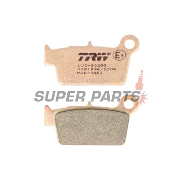 Накладки -TRW- MCB739SI, Aprilia MXV/RXV/SXV, Beta RR, Gas Gas EC, Kawasaki KLX/KX/KXF, Sherco SE/SM, Suzuki DR-Z/RM-X/RM-Z, TM EN/MX/SMR/SMX, Yamaha WR/YZ 50-550cc, 2001-2020