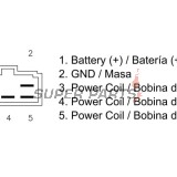 Реле за зареждане -DZE- реле-регулатор, 12V, 35A, SUZUKI DR, VS 600-1400 1991-2009