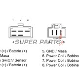 Реле за зареждане -DZE- реле-регулатор, 12V, 35A, HONDA VFR 800 2000-2001