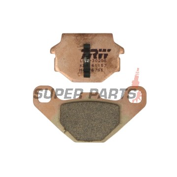 Накладки -TRW- MCB667SI, Aprilia MX 125 (2003-2007), RX 125 (2000-2001), Cagiva WMX 125 (1989), Husqvarna TC 510 & TE 510 (1990-1991)