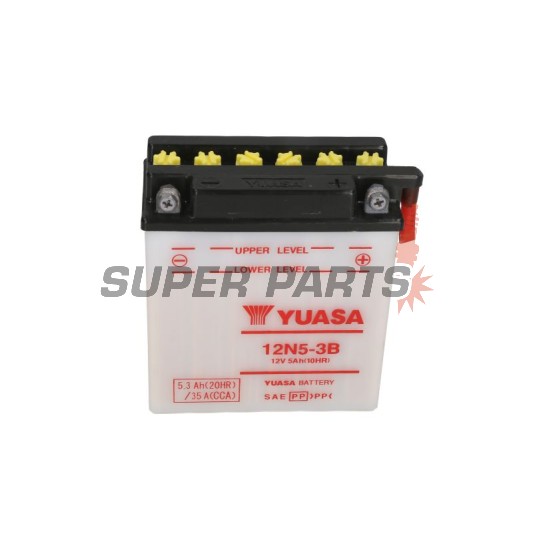Акумулатор -YUASA- 12N5-3B, 5Ah 12V