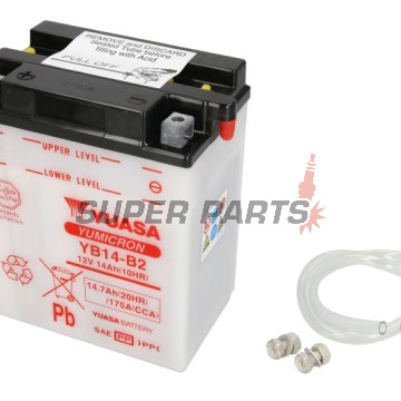 Акумулатор -YUASA- YB14-B2, 15Ah 12V