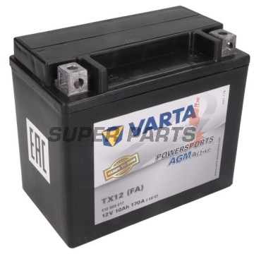 Акумулатор -VARTA- YTX12-BS READY, 10Ah 12V