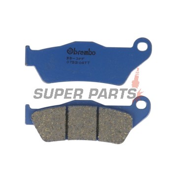 Накладки -BREMBO- 07BB04TT, Aprilia Pegaso & MX, Cagiva Elefant, Ducati Monster & Multistrada, Gas Gas EC, Gilera Nexus, Husaberg FE/FC, Husqvarna TE/WR/SM, KTM EXC/LC4/SX, MBK Doodo, Piaggio X9, Suzuki Burgman, Yamaha TT & Majesty