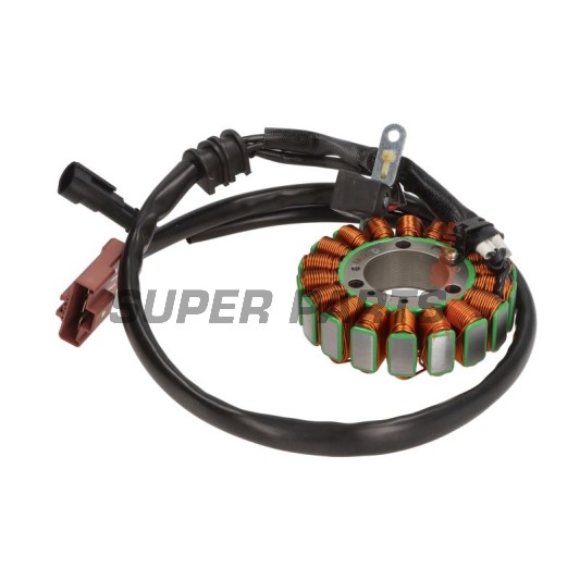 Статор (звезда) -RMS- Aprilia Scarabeo 400/500 2006-2008, Gilera Fuoco 500 2007-2013, Peugeot Geopolis 400 2007-2012, Peugeot Geopolis 500 2008, 2010-2012, Peugeot Satelis 400 2007-2012, Piaggio Beverly 400 2008-2010