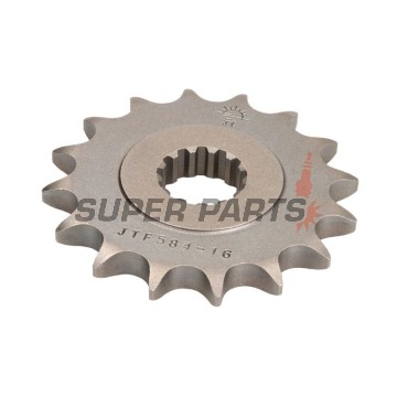 Преден пиньон -JT- JTF584,16, 16 зъба, Yamaha FZR 1000 1989-1995, FZR 750 1989-1992, GTS 1000 1993-2000, YZF 1000 1996-2002, YZF-R6 600 1999-2010