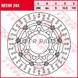 Спирачен диск -TRW- MSW244, 296mm, Honda CB900F Hornet, CBR600F/FS/FA Sport ABS, VTX1800 (1999-2012)
