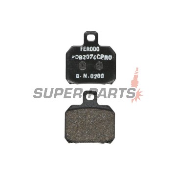 Накладки -FERODO- FDB2074CPRO, Aprilia ETV, RS, RSV, SL, Tuono; Benelli TNT, Tornado, TreK; Ducati 1098, 1198, 848, Monster, Multistrada, Panigale; KTM RC8, Super Duke; Moto Guzzi Breva, Nevada; Piaggio Beverly, X8, X9; Yamaha YP, VP, XQ