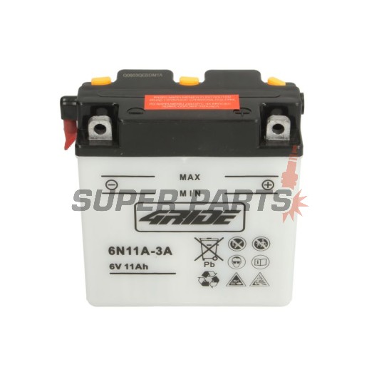 Акумулатор -4 RIDE- 6N11A-3A 4RIDE, 11Ah 6V