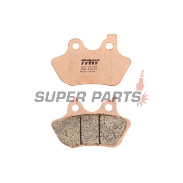 Накладки -TRW- MCB778SH, Harley Davidson FLHR Road King, FLHT Electra Glide, FLHX Street Glide, FLST Fat Boy/Softail, FLTR Road Glide, FXD Dyna, FXST Softail, VRSC V-Rod, XL Sportster - 883-1586cc, 1999-2007