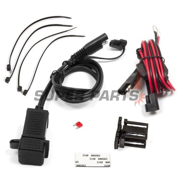 USB адаптер -4 RIDE- 12V, 2xUSB (3.1A) - универсален